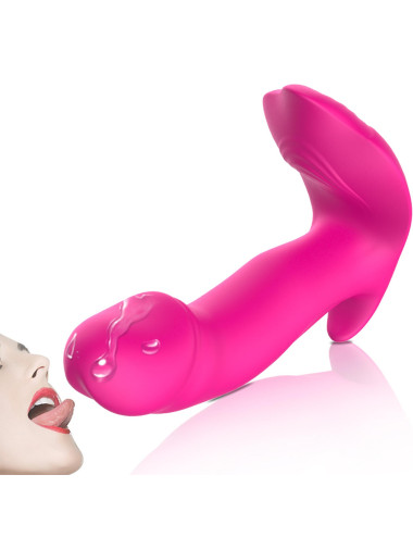 Stymulator-Silicone Panty Vibrator and Pulsator USB 10 Function / Heating