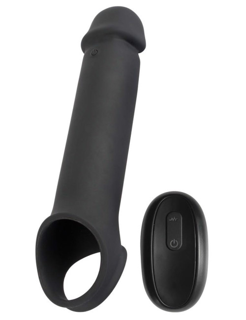 Rebel RC Penis Extension - Przedłużka na penisa z wibracjami (Zabawki/Nakładki/Przedłużki)