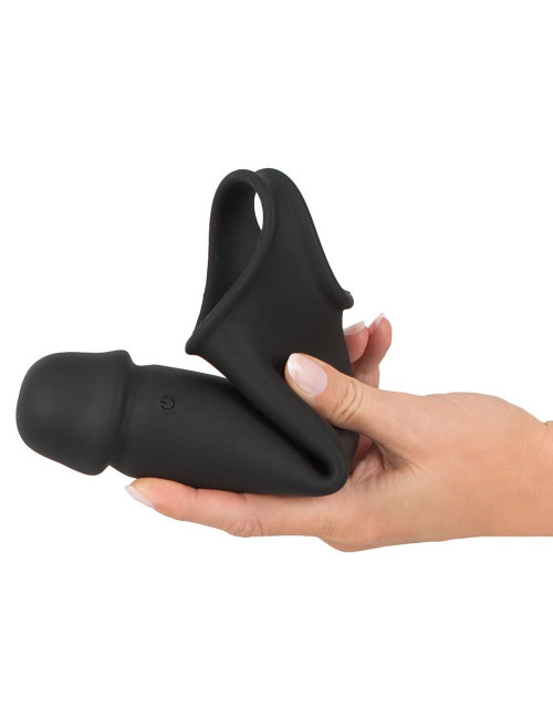 Rebel RC Penis Extension - Przedłużka na penisa z wibracjami (Zabawki/Nakładki/Przedłużki)