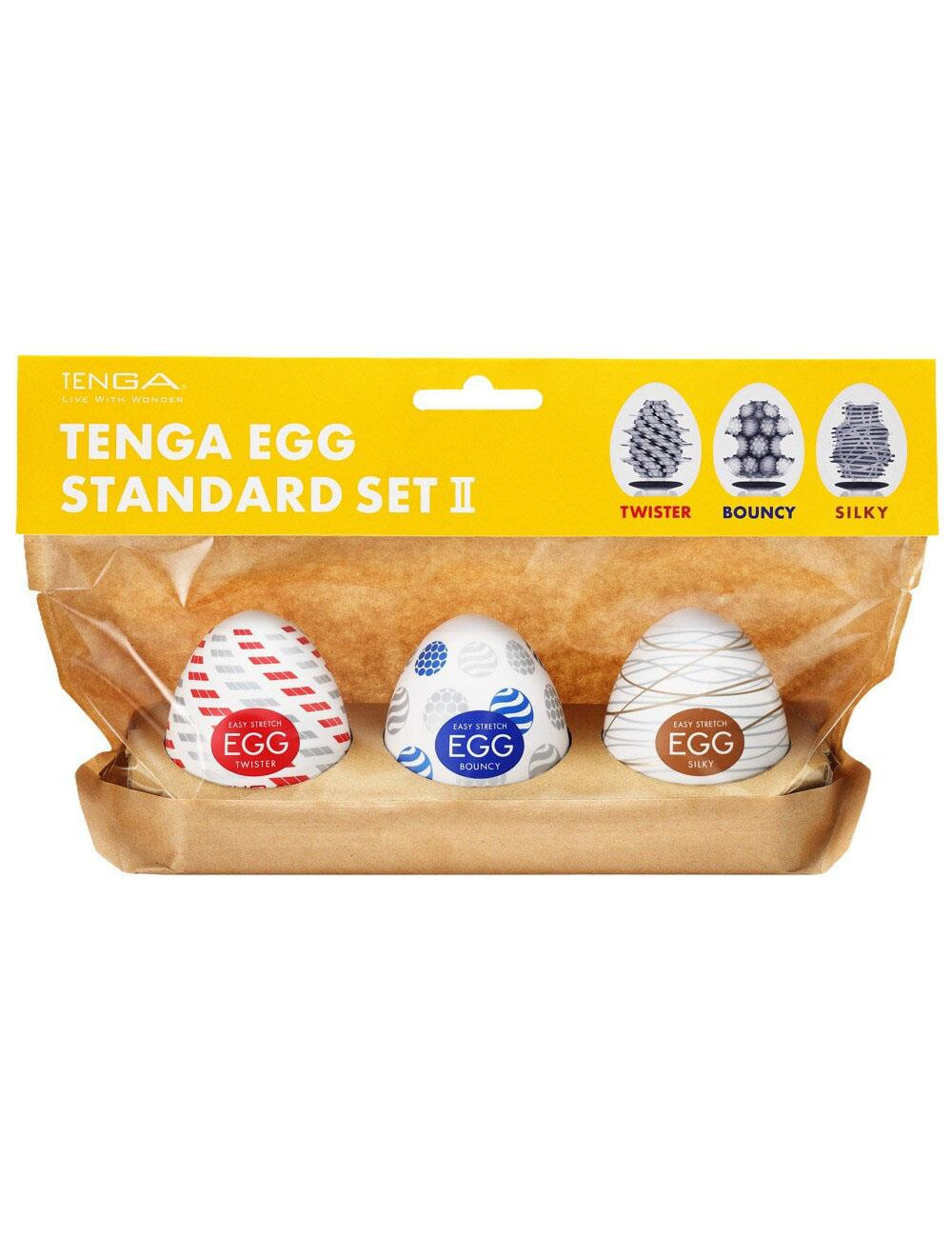 Tenga Egg Standard x3 2 – Jajka masturbacyjne (3 szt.) Zabawki erotyczne, Masturbatory