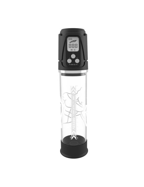 PASSION PUMP - Pompka automatyczna wodoodporna z LED, 4 poziomy zasysania, dla mężczyzn, Zabawki i Pompki