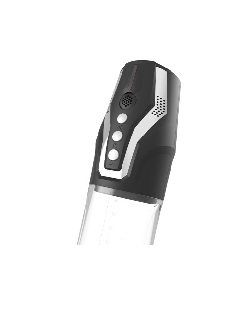 Pompka PASSION PUMP – Wodoodporna pompa dla mężczyzn z sterowaniem głosowym, ładowanie USB, 1100mAh
