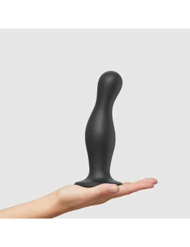 DILDO PLUG CURVY BLACK - XL