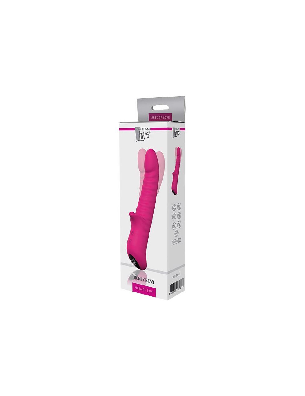 VIBES OF LOVE HONEY BEAR MAGENTA