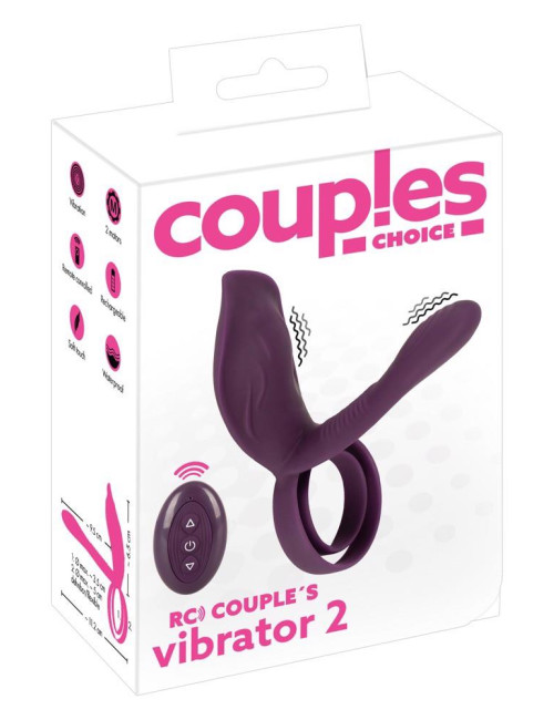 Couples Choice RC Couple Vib Pierścień z Wibracją dla Par