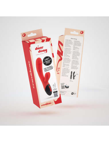 CRUSHIOUS DARE DONG RECHARGEABLE RABBIT VIBRATOR