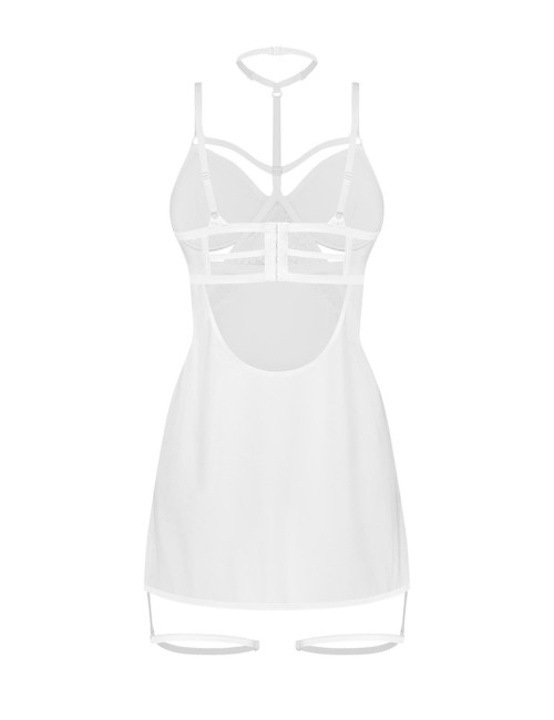 Obsessive Arrowel White Koszulka i Stringi 2XL/3XL