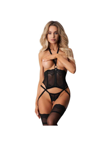 Obsessive Alliane Gorset i Stringi 2XL/3XL