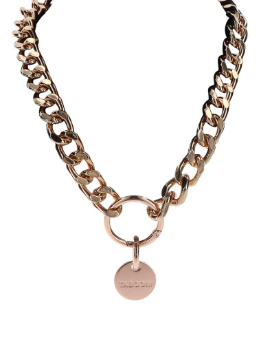 Statement Collar and leash Rose Gold