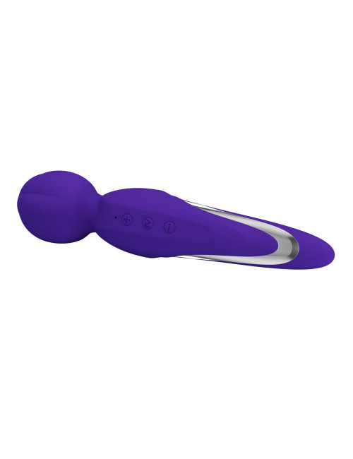 PRETTY LOVE WALTER PURPLE - silikonowy wibrator, 7 funkcji, 5 poziomów intensywności, masażer, zabawki erotyczne