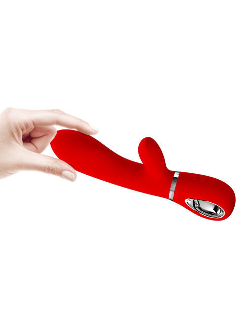 PRETTY LOVE THOMAS USB RED – Wibrator Punkt G, 7 funkcji, silikonowy