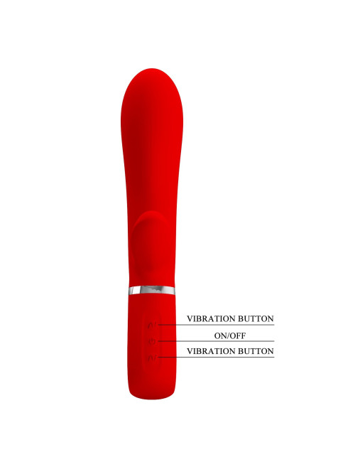 PRETTY LOVE THOMAS USB RED – Wibrator Punkt G, 7 funkcji, silikonowy