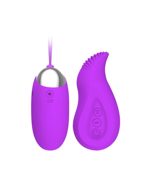 PRETTY LOVE EDEN USB - Jajko wibracyjne bezprzewodowe z pilotem, 12 trybów