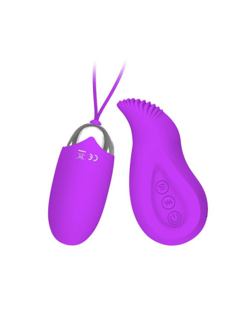 PRETTY LOVE EDEN USB - Jajko wibracyjne bezprzewodowe z pilotem, 12 trybów