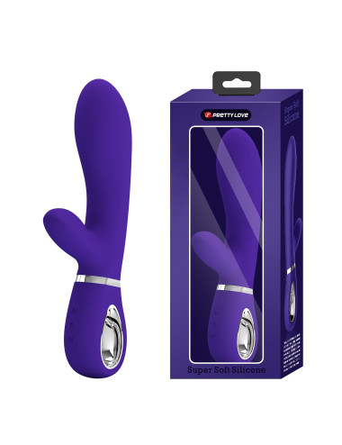 PRETTY LOVE THOMAS USB PURPLE - Wibrator Punktu G z 7 funkcjami wibracji, silikonowy