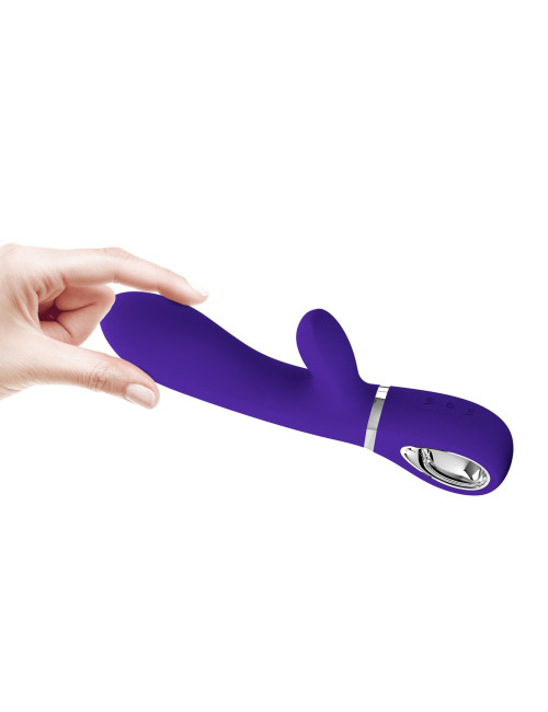 PRETTY LOVE THOMAS USB PURPLE - Wibrator Punktu G z 7 funkcjami wibracji, silikonowy