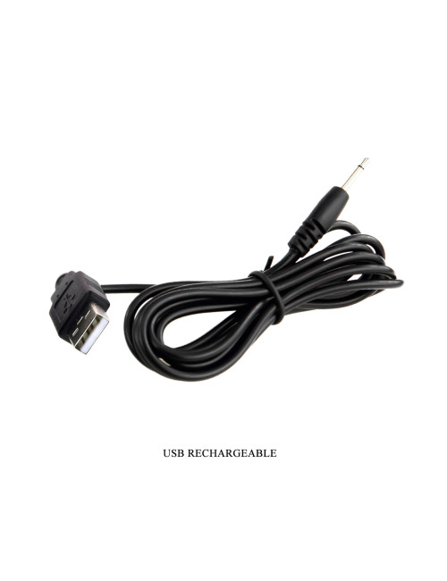 PRETTY LOVE THOMAS USB PURPLE - Wibrator Punktu G z 7 funkcjami wibracji, silikonowy