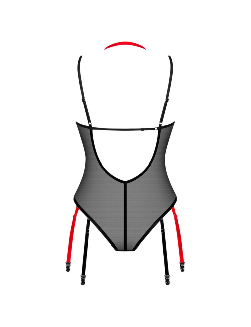 Obsessive Glandez Czarne Body M/L z Regulacją