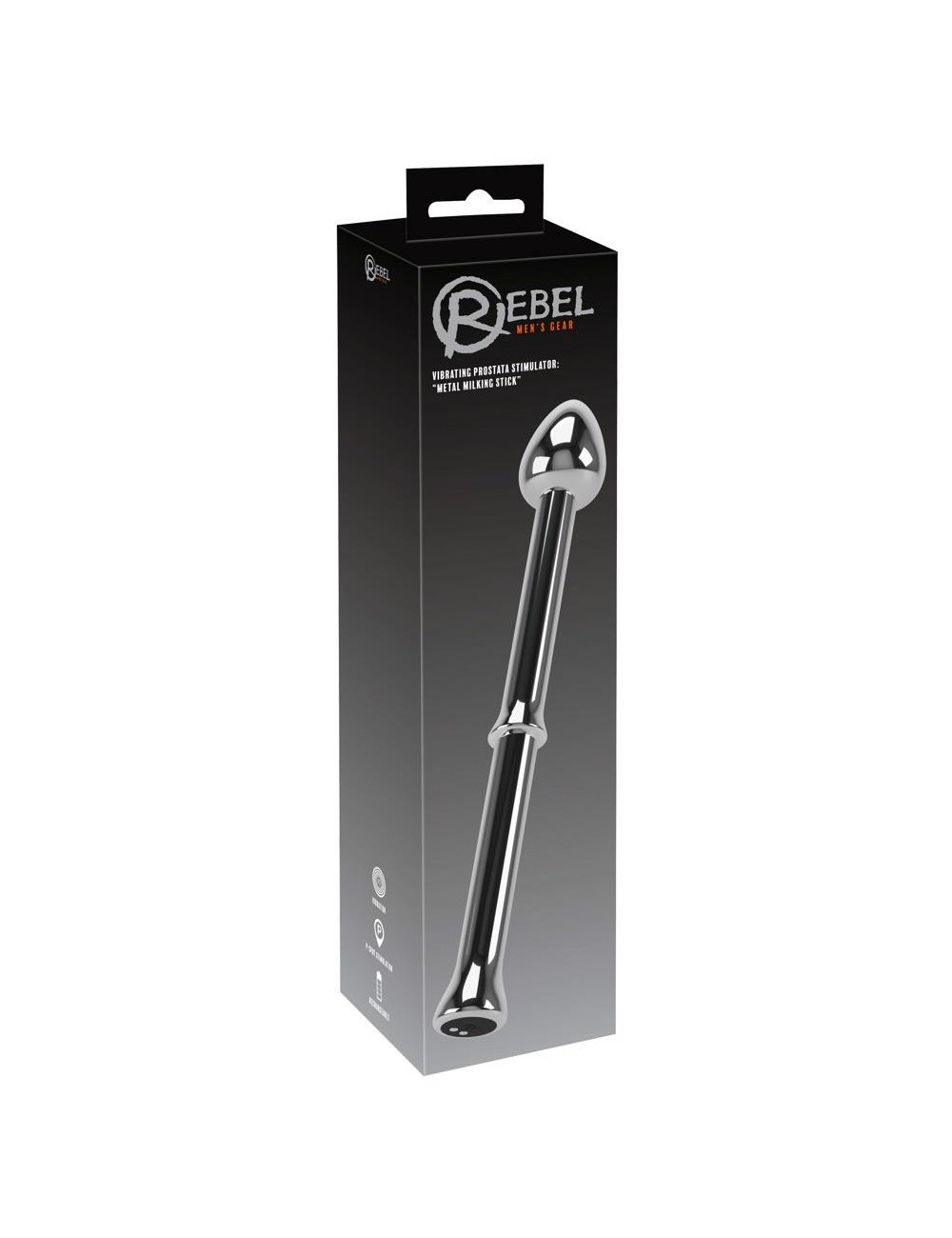 Rebel Metal Milking Stick - Masażer Prostaty, Zabawka Analna, Metalowy Stymulator P
