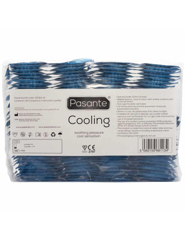 Pasante Cooling Condoms Bulk Packs 144 pcs
