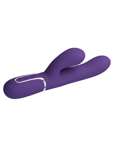 PRETTY LOVE - Mariana dark purple, 7 vibration functions, 7 thrusting settings, 4 rolling functions,4 nodding functions