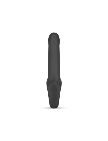 No-Parts - Morgan Strapless Strap-On Dildo - 22 cm - Black