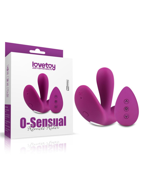 O-Sensual Remote Rider - Wibrator Zdalnie Sterowany Silikonowy