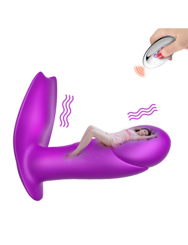 Stymulator - B - Series - Silicone Panty Vibrator USB 7 Function / Heating / Impact function