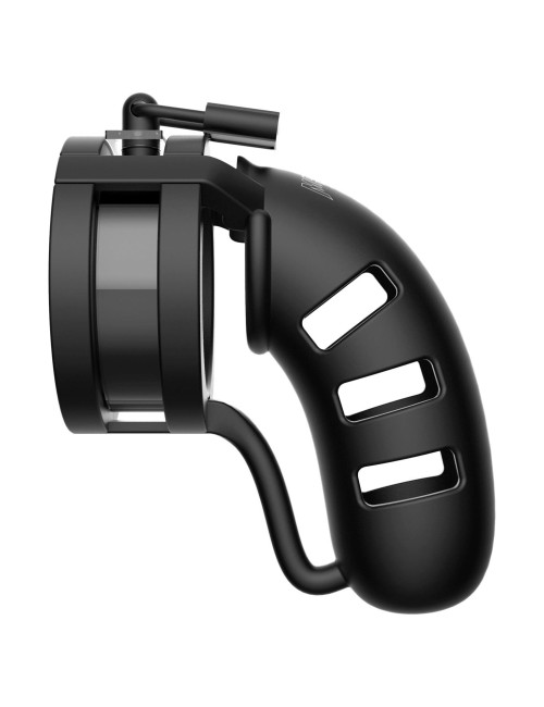 ManCage Model 19 Silikonowy Pas Cnoty BDSM 4.5 Black