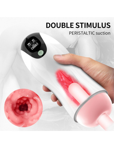 Masturbator-Vibration 8 Vibration modes + Interactive function