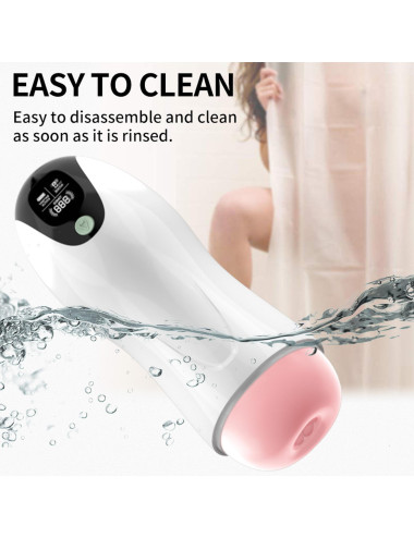 Masturbator-Vibration 8 Vibration modes + Interactive function