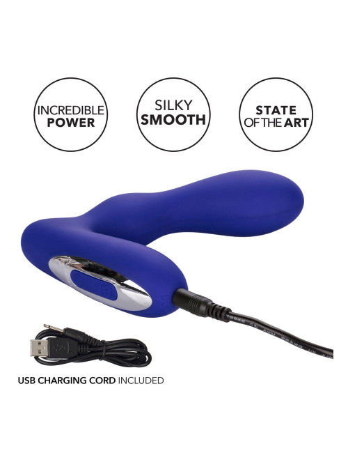Calexotics Eclipse Pleasure Probe Blue Wibrujący Plug Analny