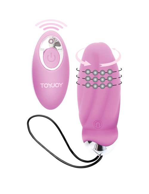Bezprzewodowe Jajko Wibrujące You Crack Me Up Pink z Silikonu IPX7