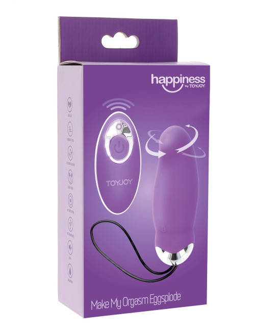 My Orgasm Eggsplode Purple - Jajko bezprzewodowe wibrujące z pilotem