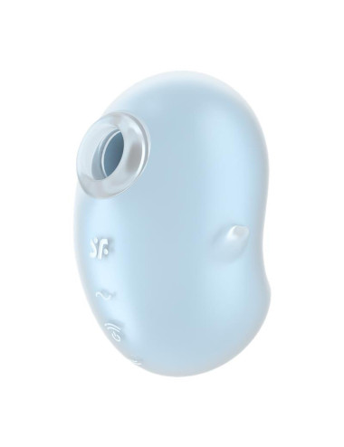 Satisfyer Cutie Ghost Blue - Wibrator Air Pulse | Stymulator łechtaczki IPX7