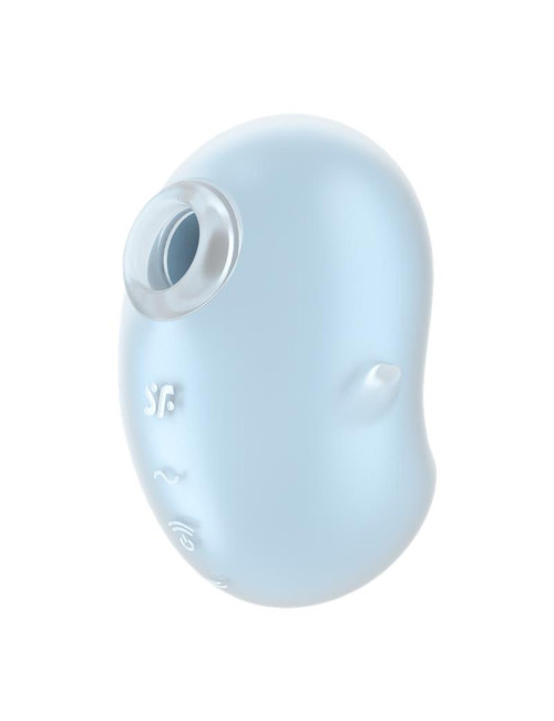 Satisfyer Cutie Ghost Blue - Wibrator Air Pulse | Stymulator łechtaczki IPX7