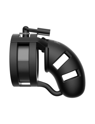 Model 18 - Chastity - 3.5 - Sil Cage Ballsplitter - Black