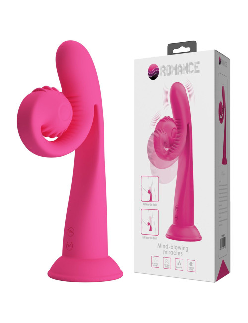 Pretty Love Romance Selma Snail Rabbit - Hot Pink Wibrator Zabawki Stymulator