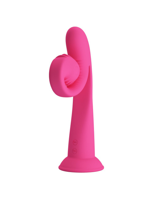 Pretty Love Romance Selma Snail Rabbit - Hot Pink Wibrator Zabawki Stymulator