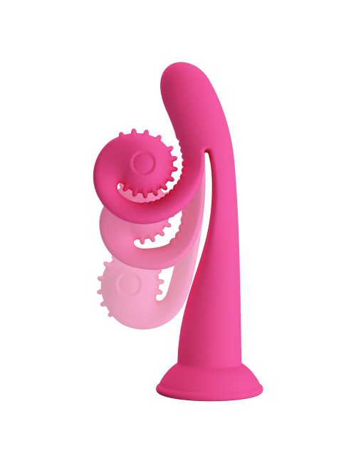 Pretty Love Romance Selma Snail Rabbit - Hot Pink Wibrator Zabawki Stymulator