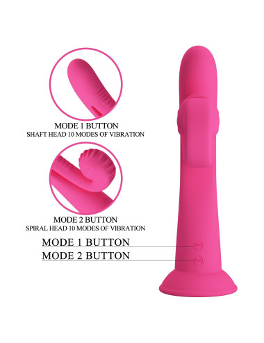 PRETTY LOVE - Love Romance Selma Snail Rabbit – Hot Pink