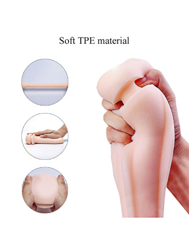 Masturbator-Vibrating Masturbation Cup USB 7 function + Interactive Function / Double Ends