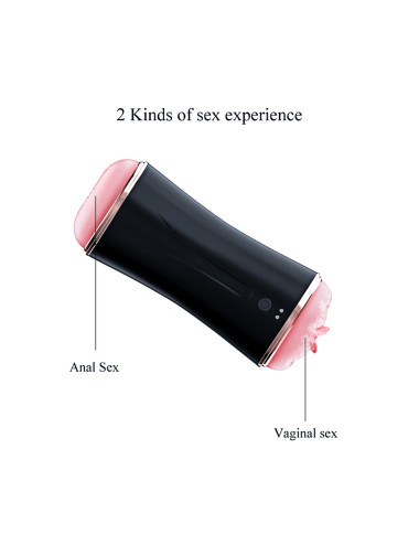 Masturbator-Vibrating Masturbation Cup USB 7 function + Interactive Function / Double Ends