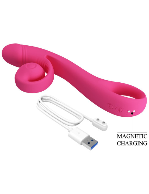 PRETTY LOVE - Love Romance Beau Snail Rabbit – Hot Pink