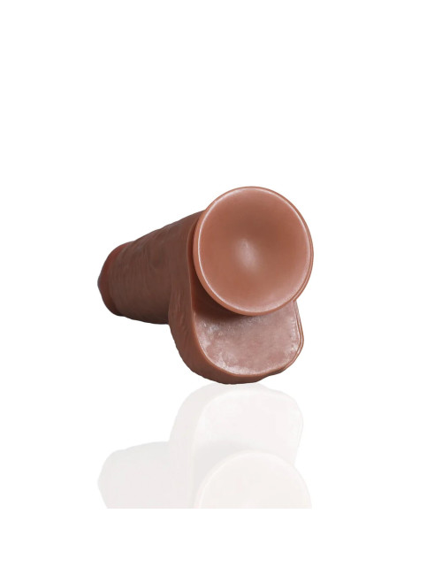 Dildo Realistyczne Extra Grube 23 cm – Tan, z przyssawką