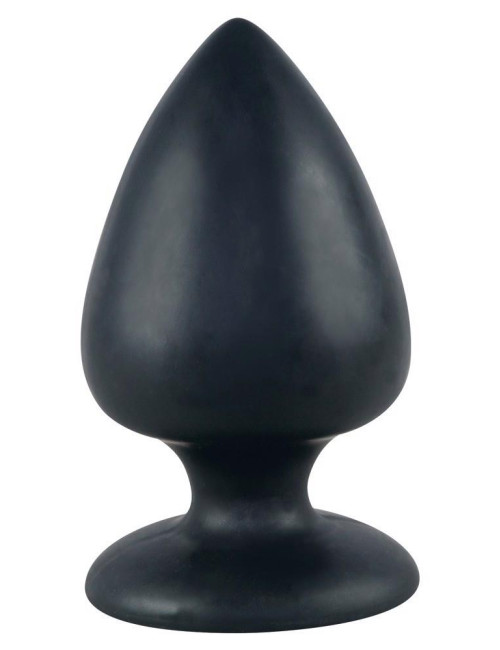 Plug analny duży z przyssawką - Butt Plug Large, silikon, zabawki analne