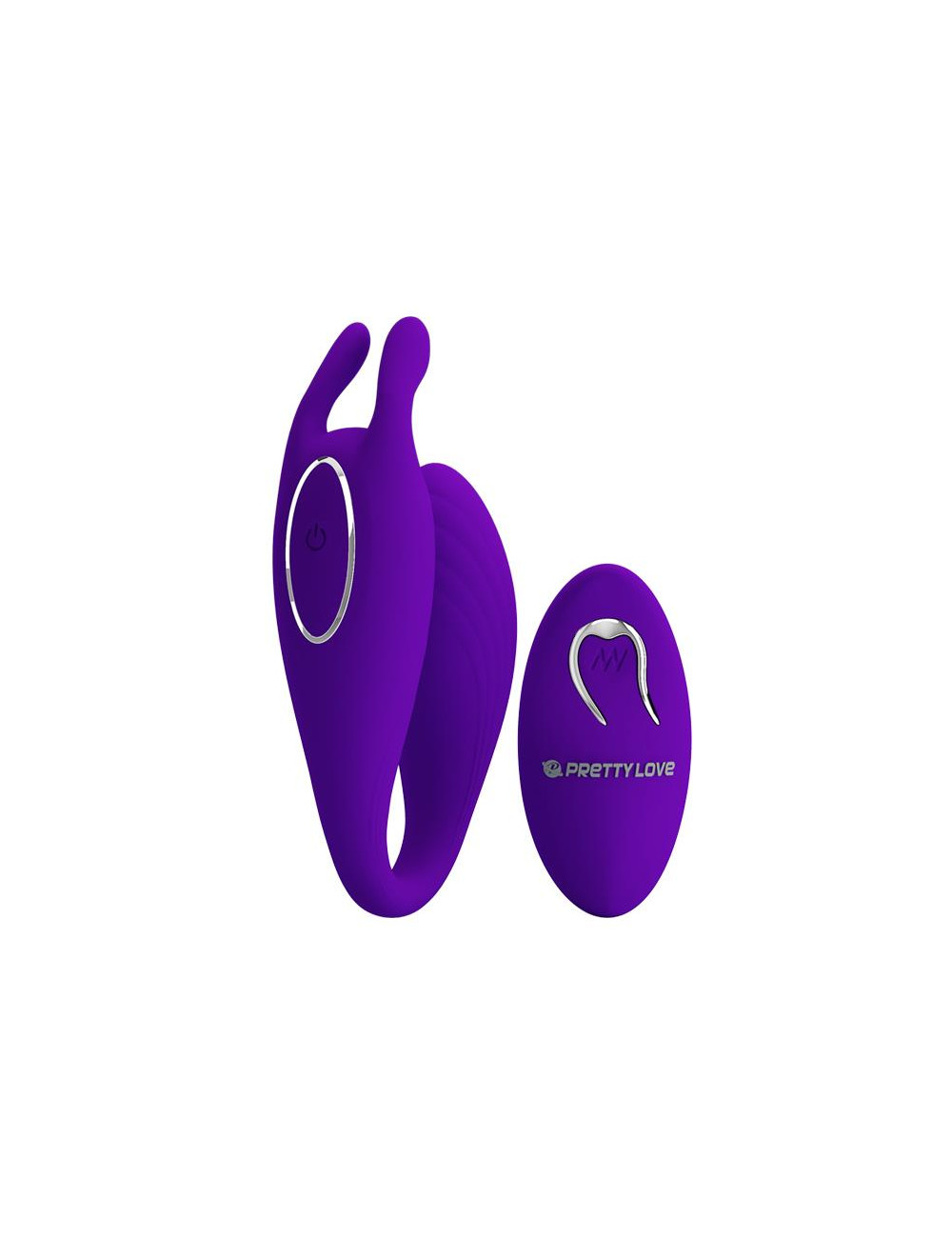PRETTY LOVE BILL 12 funkcji - Wibrator silikonowy dla par z pilotem
