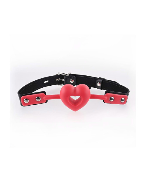 SPORTSHEETS Amor Ball Gag - Knebel BDSM, Zabawki BDSM, PU Leather