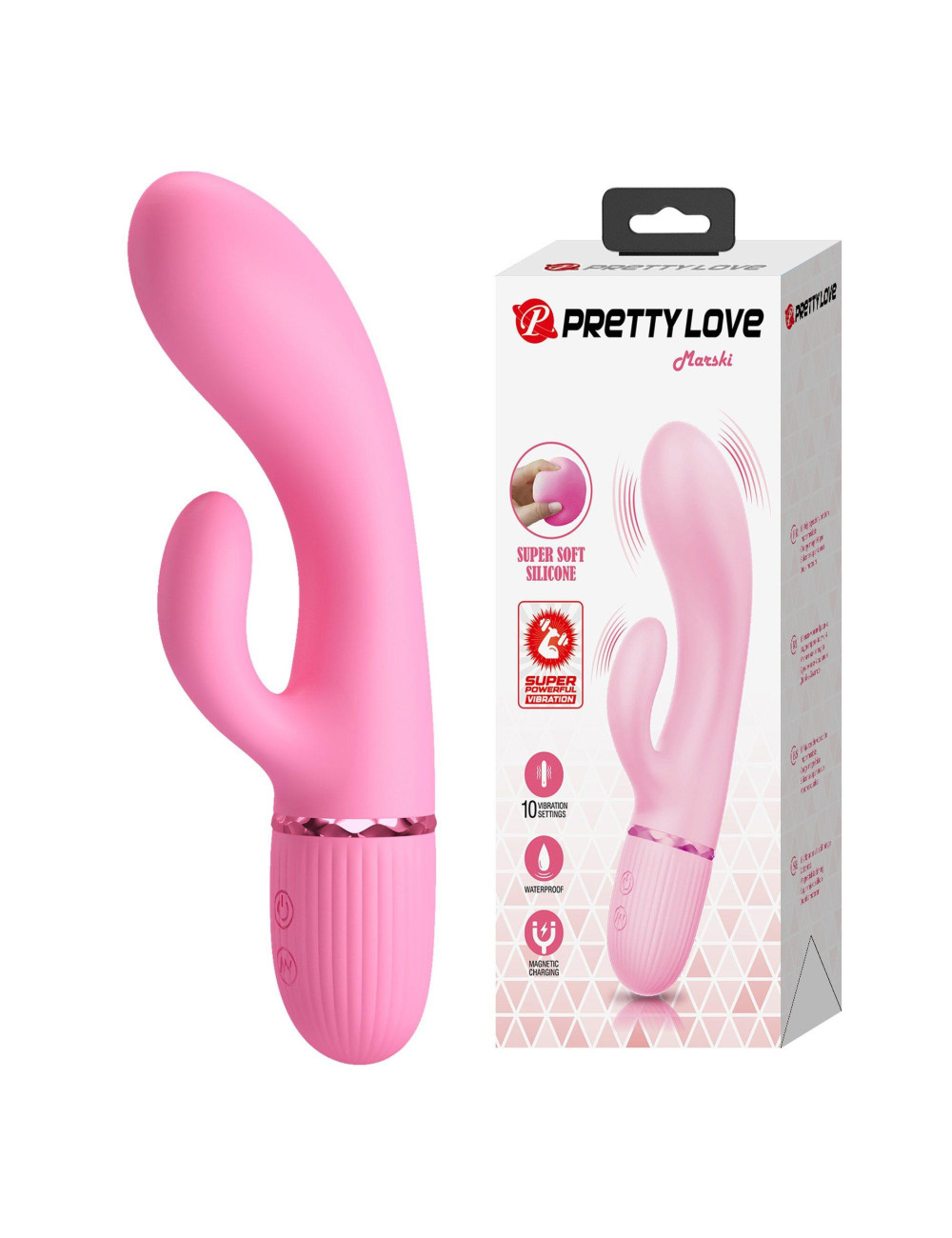 PRETTY LOVE - Marski, 10 vibration functions, Silicone