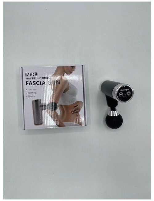 Massage Gun Mini Black - Masażer Wibracyjny - Zabawki, Wibratory i Masażery - ABS 25 cm